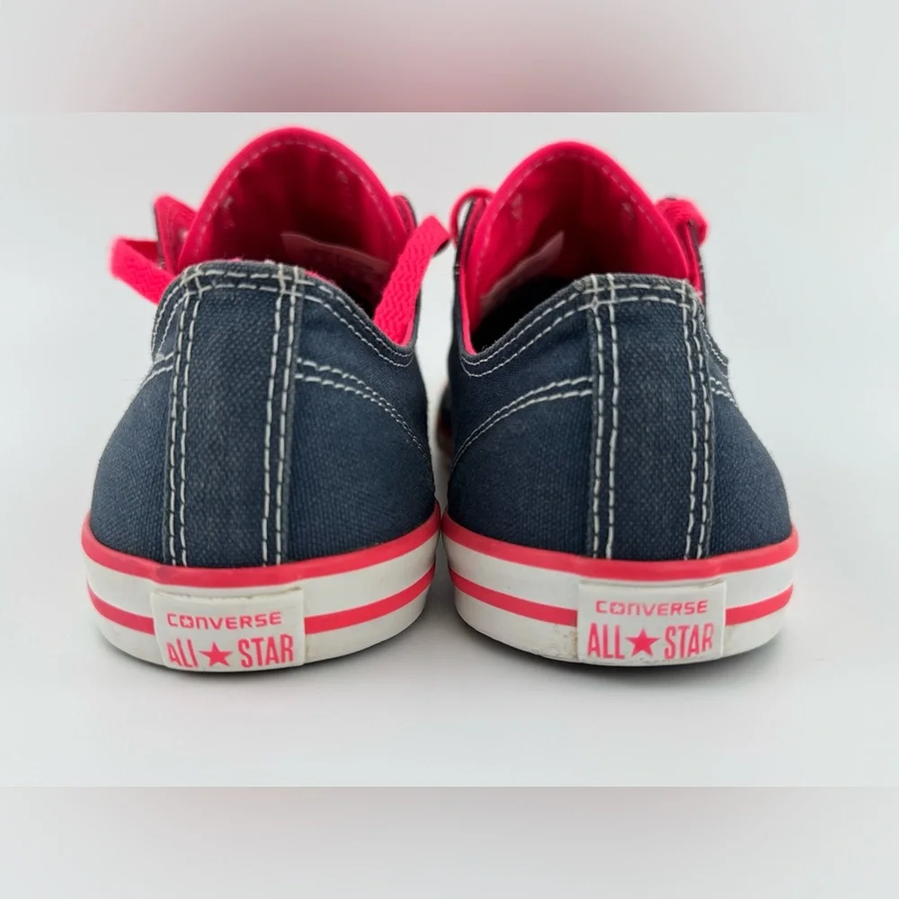 Converse All Star Women's Low Top Canvas Dainty Ox Athletic Navy Sneakers Size 9 - Picture 7 of 12